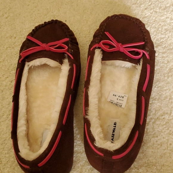Brown and pink flurry mocassins - Picture 2 of 3